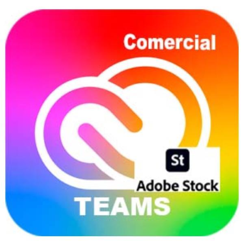 Adobe Creative Cloud for teams - All Apps - Nuovo abbonamento (1 anno) - 1 utente nominale, 10 attivita' al mese - accademico - Adobe Value Incentive Plan (VIP) Marketplace - Livello 1 (1-9) - Win, Mac - Multi European Languages - con Adobe Stock
